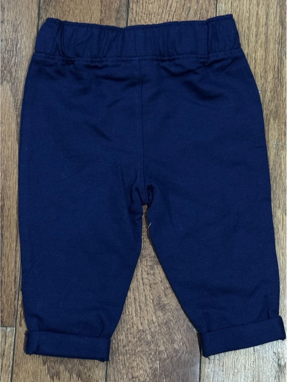 Carter's Navy Blue Baby Pants with White Bow 3 Months